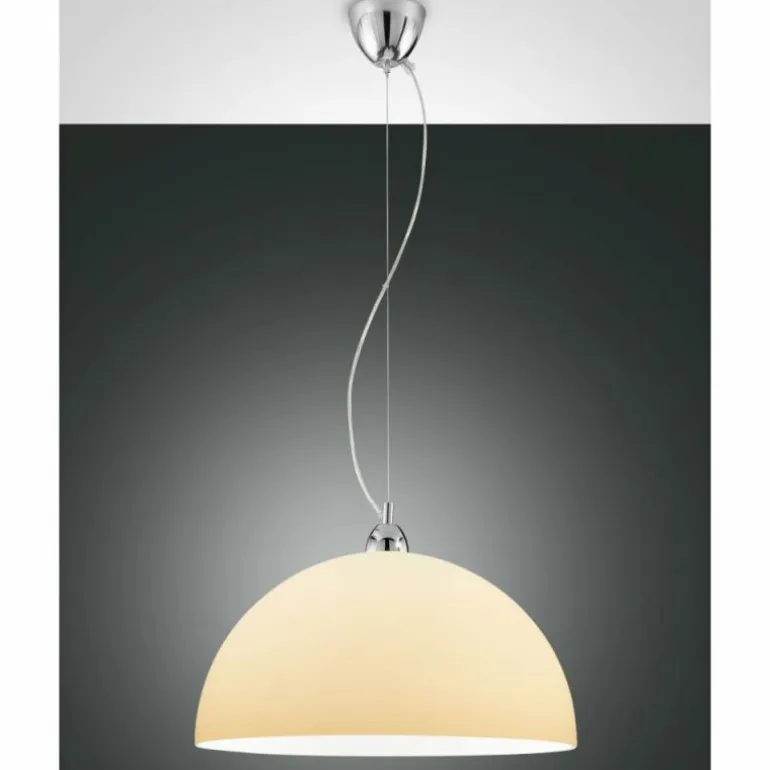 Suspension Fabas Luce Nice Chrome, 1 lumière