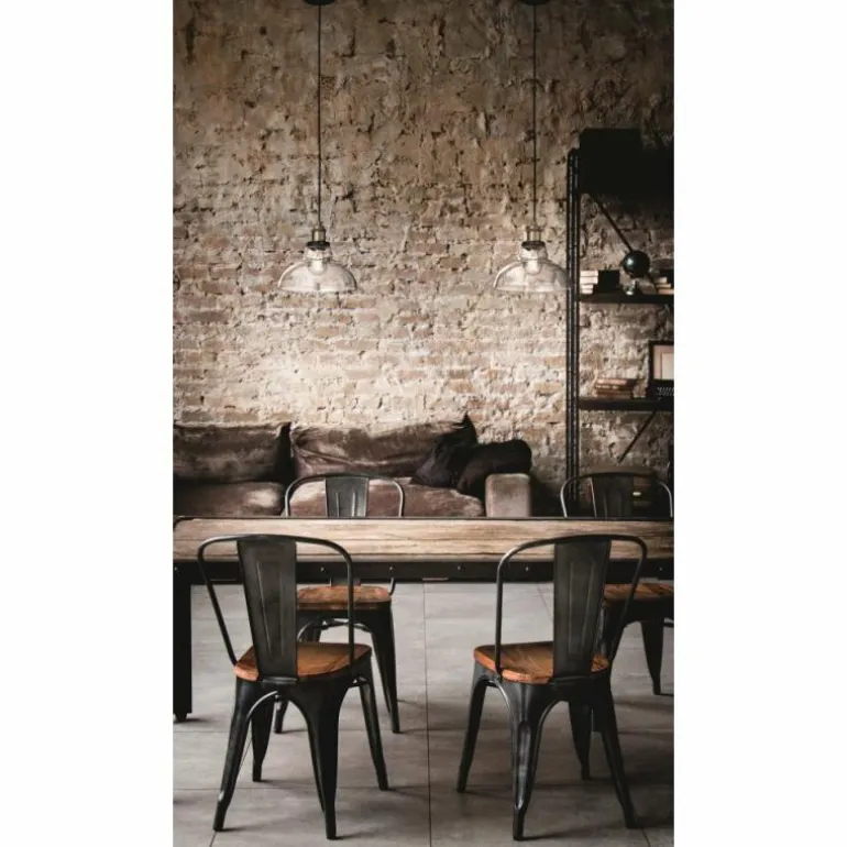 Suspension Fabas Luce Olos Noir, 1 lumière