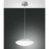 Suspension Fabas Luce Spiny LED Nickel mat, 1 lumière