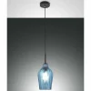 Suspension Fabas Luce Stintino Noir, 1 lumière