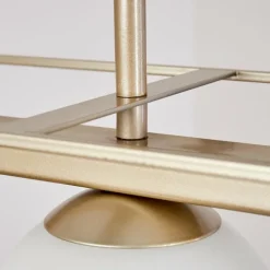 Suspension Finnseter Champagne, 4 lumières