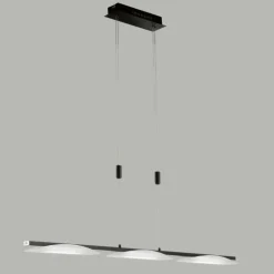 Suspension Fischer & Honsel Kop LED Noir, 3 lumières