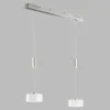 Suspension Fischer & Honsel Lavin LED Nickel mat, 2 lumières