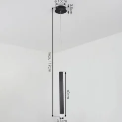 Suspension Freshwater LED Noir, 1 lumière