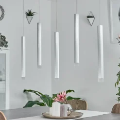 Suspension Freshwater LED Aluminium, 5 lumières