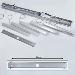 Suspension Freshwater LED Aluminium, 5 lumières