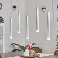 Suspension Freshwater LED Aluminium, 5 lumières