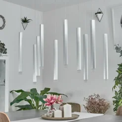 Suspension Freshwater LED Aluminium, 10 lumières