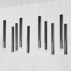 Suspension Freshwater LED Noir, 10 lumières