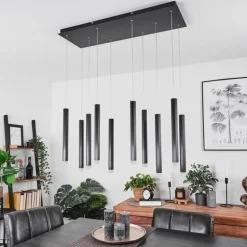 Suspension Freshwater LED Noir, 10 lumières