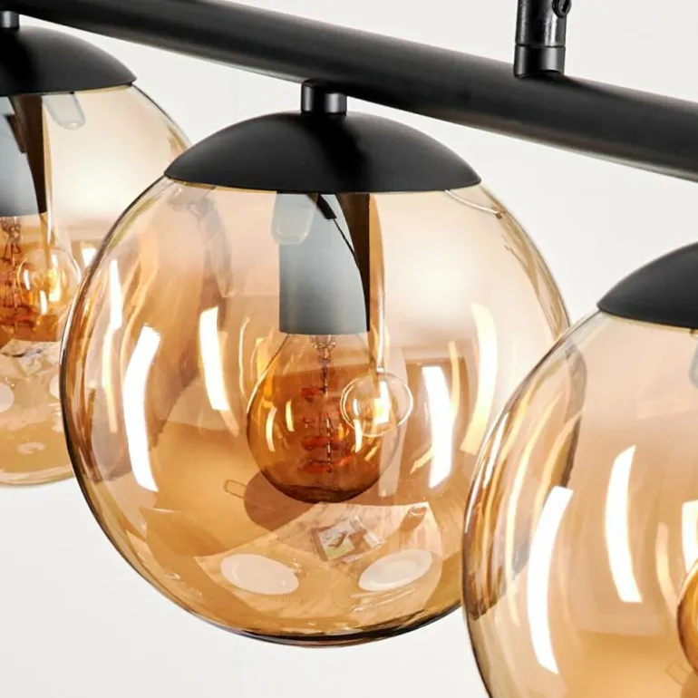 Suspension Gastor Ambre, 3 lumières