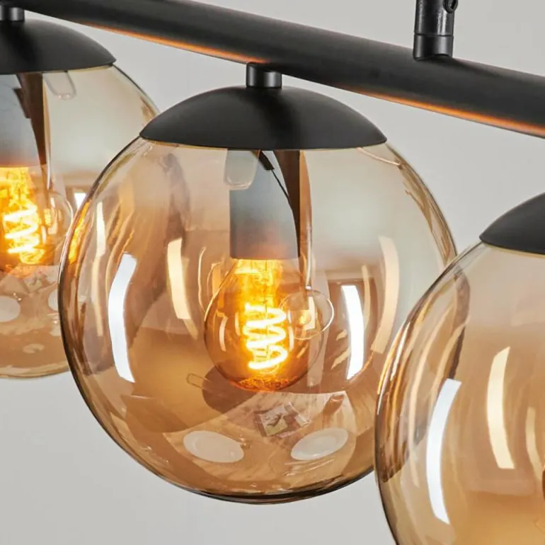 Suspension Gastor Ambre, 3 lumières