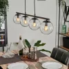Suspension Gastor Clair, 4 lumières