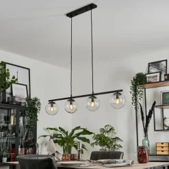 Suspension Gastor Clair, 4 lumières