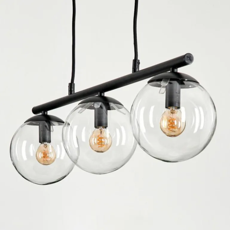 Suspension Gastor Clair, 3 lumières