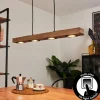 Suspension Giresta LED Noir, 6 lumières