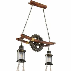 Suspension Globo ABELLA Ancien, 2 lumières