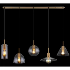 Suspension Globo ADARA Laiton, 5 lumières