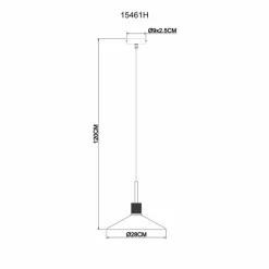 Suspension Globo ADARA Laiton, 1 lumière
