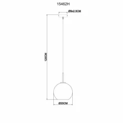 Suspension Globo ADARA Laiton, 1 lumière