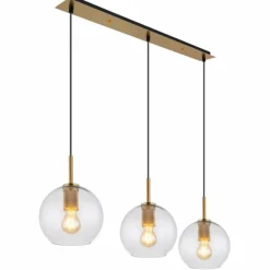 Suspension Globo ADARA Laiton, 3 lumières