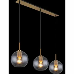 Suspension Globo ADARA Laiton, 3 lumières
