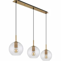 Suspension Globo ADARA Laiton, 3 lumières