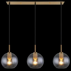 Suspension Globo ADARA Laiton, 3 lumières