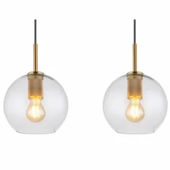 Suspension Globo ADARA Laiton, 3 lumières