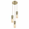 Suspension Globo ANNIKA Laiton, 3 lumières