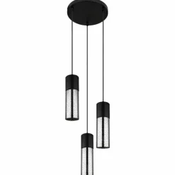 Suspension Globo ANNIKA Noir, 3 lumières