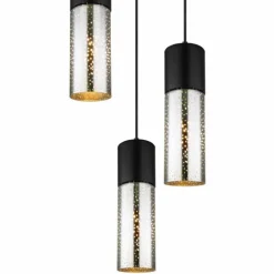 Suspension Globo ANNIKA Noir, 3 lumières