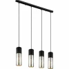 Suspension Globo ANNIKA Noir, 4 lumières