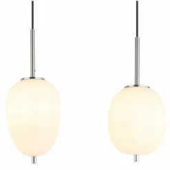 Suspension Globo BLACKY Nickel mat, 4 lumières