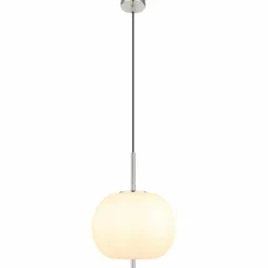 Suspension Globo BLACKY Nickel mat, 1 lumière