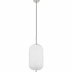 Suspension Globo BLACKY Nickel mat, 1 lumière