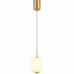 Suspension Globo EWALD LED Laiton, 1 lumière
