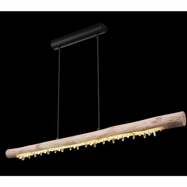 Suspension Globo FELICITAS LED Noir, 1 lumière