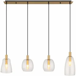 Suspension Globo GARRI Laiton, 4 lumières