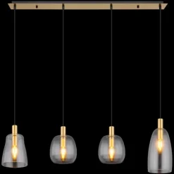 Suspension Globo GARRI Laiton, 4 lumières