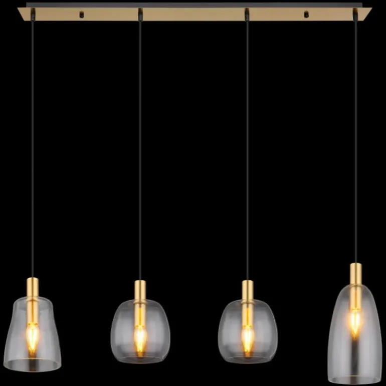 Suspension Globo GARRI Laiton, 4 lumières