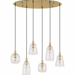Suspension Globo GARRI Laiton, 6 lumières