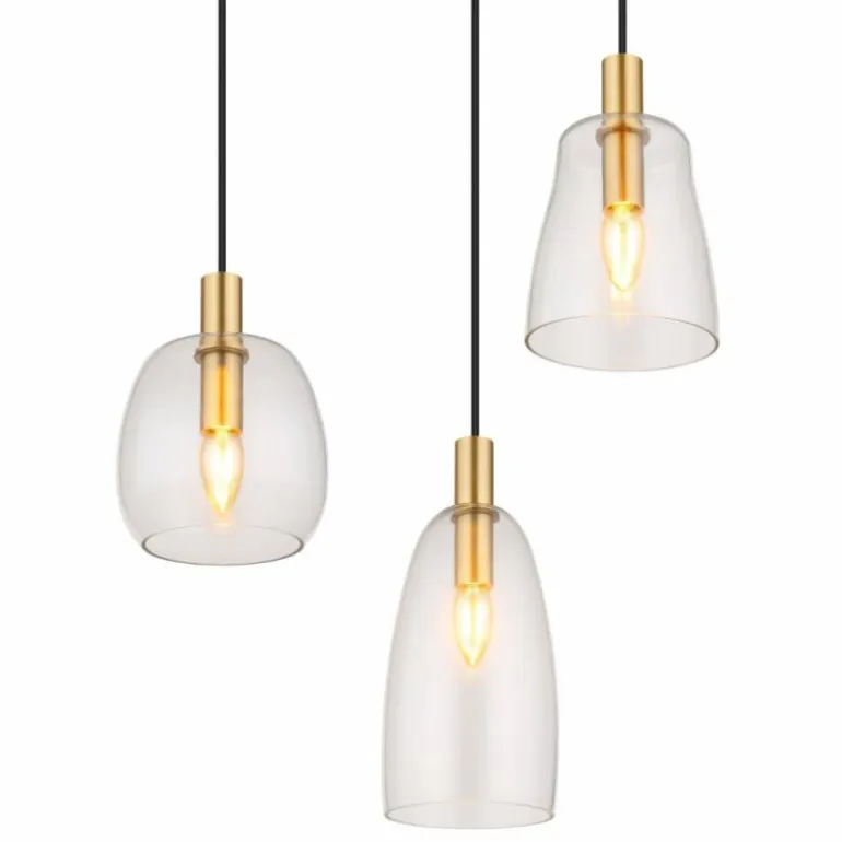 Suspension Globo GARRI Laiton, 6 lumières