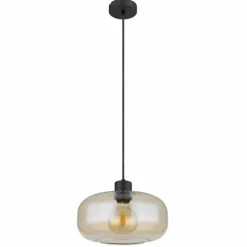 Suspension Globo GIUSEPPE Noir, 1 lumière