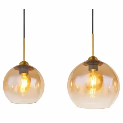 Suspension Globo JAMESSA Laiton, 4 lumières