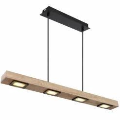 Suspension Globo JOYA LED Noir, 4 lumières