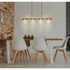 Suspension Globo JOYA LED Noir, 6 lumières