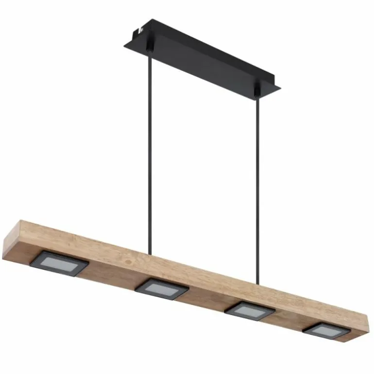 Suspension Globo JOYA LED Noir, 6 lumières
