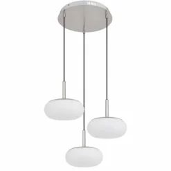 Suspension Globo MATTY LED Nickel mat, 1 lumière