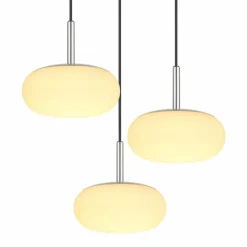 Suspension Globo MATTY LED Nickel mat, 1 lumière